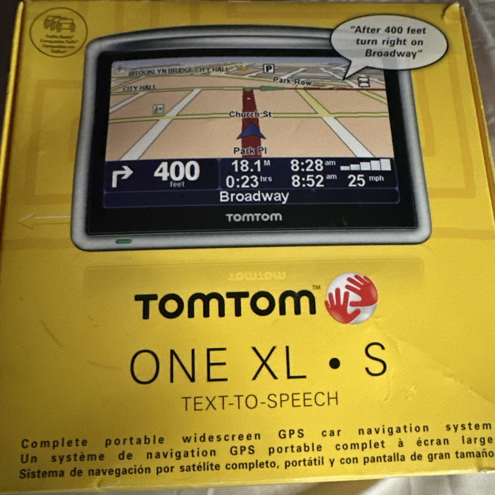 TomTom One XL S GPS Text To‎ Speech Navigation System